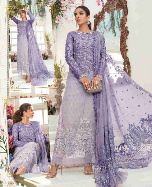 Maria B Embroidered Net Collection 3 Piece Unstitched
