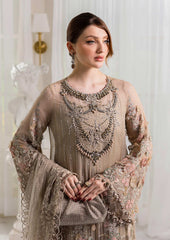 Maria B Luxury Chiffon Collection Embroidery 3 Piece Unstitched