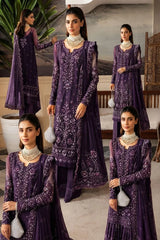 Flossie Organza Dress Embroidered 3 Piece Unstitched / Stitched