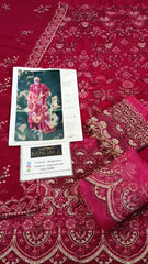 Flossie Luxury Chiffon Embroidered 3 Piece Unstitched / Stitched