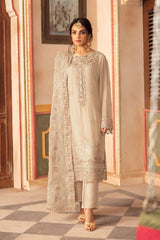 Ramsha Embroidered Chiffon 3 Piece Unstitched / Stitched
