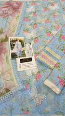 Maria B Luxury Lawn Embroidered 3 piece Unstitched / Stitched