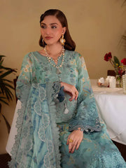 Nureh Luxury Lawn Emb Collection 3Piece Unstitched / Stitched