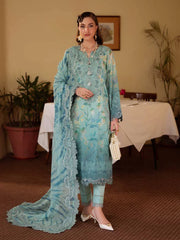Nureh Luxury Lawn Emb Collection 3Piece Unstitched / Stitched