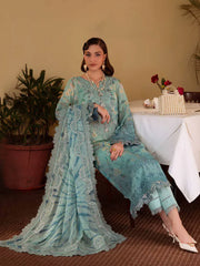 Nureh Luxury Lawn Emb Collection 3Piece Unstitched / Stitched