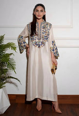 Alizay Saad Luxury Raw Silk Embroidered 3ePiec Unstitched / Stitched