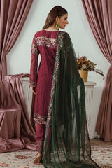 Ramsha Embroidered Chiffon 3 Piece Unstitched / Stitched