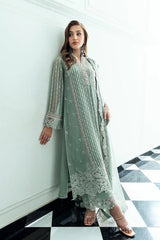 Azure Luxury Lawn Embroidered 3 Piece Unstitched / Stitched