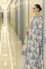 Bareeze  Luxury Lawn Emb Collection 3Piece Unstitched / Stitched