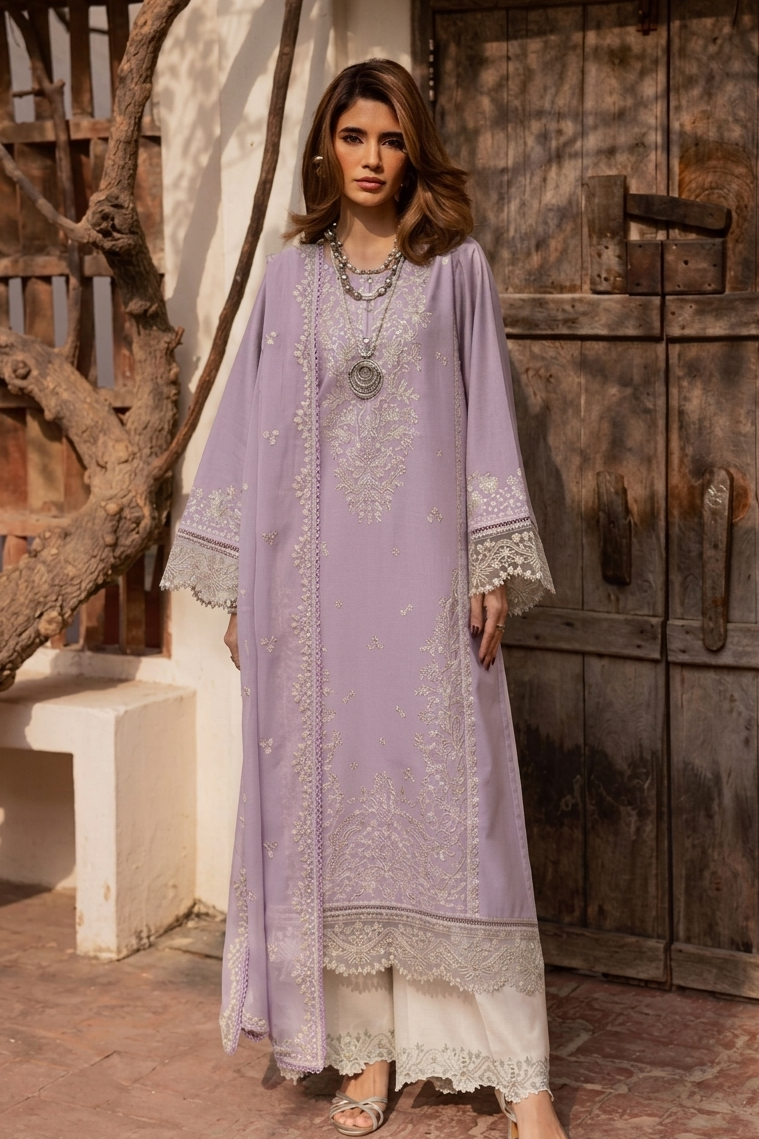 Batik Lawn Full Embroidery Collection 3 Piece Unstitched / Stitched -