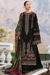 Hussain Rehar Luxury Embroidered Lawn 3 Piece Unstitched / Stitched