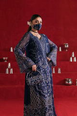 Flossie Luxury Embroidered Chiffon 3 Piece Unstitched / Stitched
