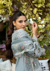 Elaf Lawn Luxury Collection Embroidered 3 piece Unstitched / Stitched