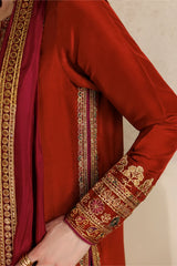 Iznik Kaftan Silk Collection Embroidered 3piece Unstitched / Stitched
