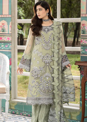 Flossie Luxury Embroidered Chiffon 3 Piece Unstitched / Stitched