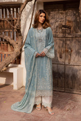 Batik Lawn Full Embroidery Collection 3 Piece Unstitched / Stitched