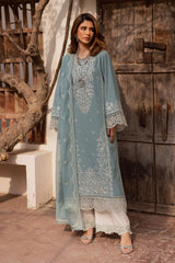 Batik Lawn Full Embroidery Collection 3 Piece Unstitched / Stitched