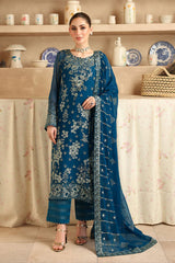 Ramsha Embroidered Chiffon 3 Piece Unstitched / Stitched