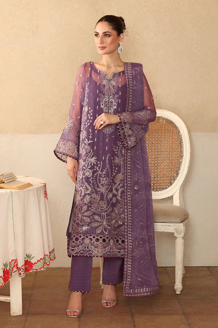 Ramsha Embroidered Chiffon 3 Piece Unstitched / Stitched