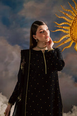 Vaniya Chiffon Formal Collection Embroidered 3piece Unstitched / Stitched