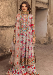 Charizma Embroidered Multi Floral Luxury Chiffon 3 piece Unstitched