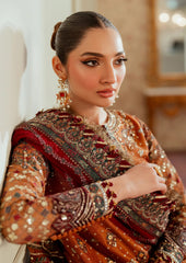 Baroque Luxury Pure Khaddi Net Embroidered 3 Piece Unstitched