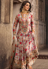 Charizma Embroidered Multi Floral Luxury Chiffon 3 piece Unstitched