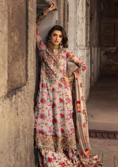 Charizma Embroidered Multi Floral Luxury Chiffon 3 piece Unstitched