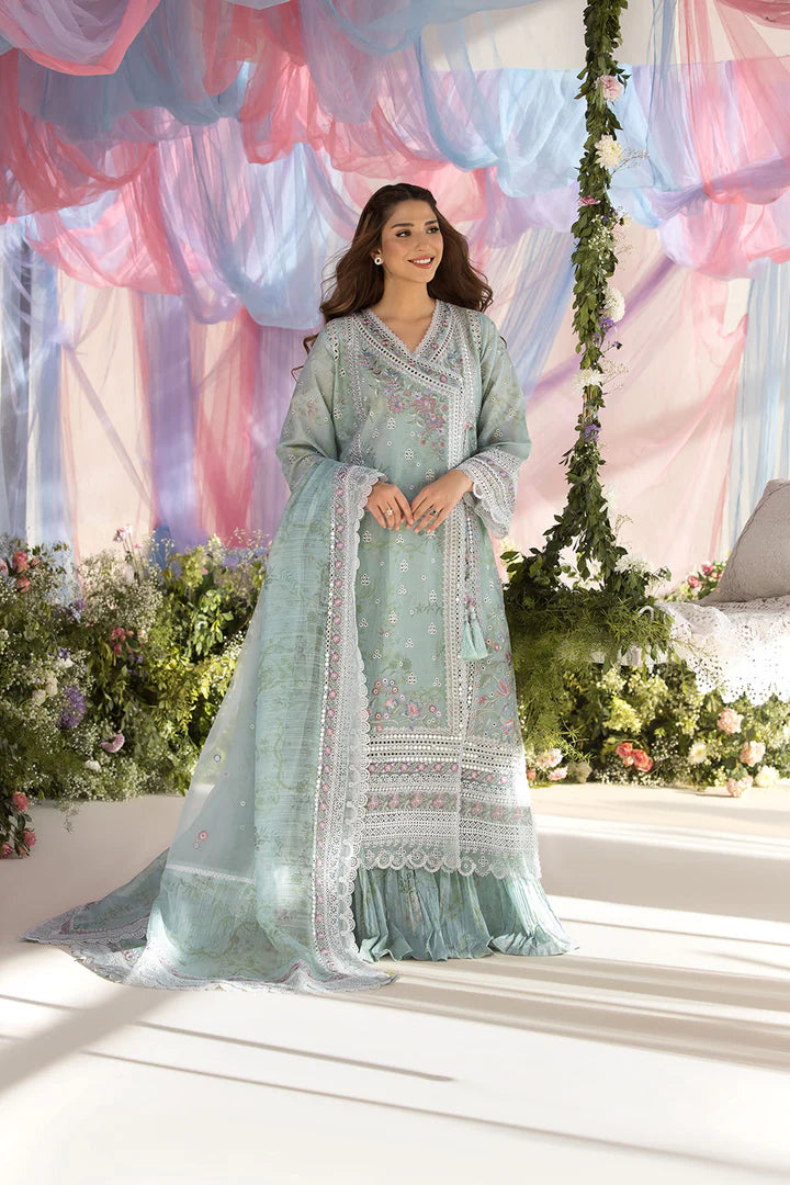 Sobia Nazir Lawn Chikan Kari Collection 3 Piece Unstitched / Stitched