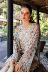 Maria B Luxury Lawn Embroidered 3 piece Unstitched / Stitched