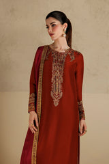 Iznik Kaftan Silk Collection Embroidered 3piece Unstitched / Stitched