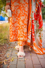 Aneela's Luxury Lawn Emb Collection 3Piece Unstitched / Stitched