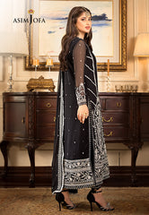 Asim Jofa Luxury Embroidered Chiffon 3 Piece Unstitched