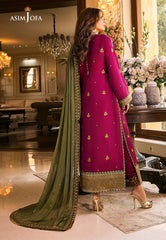 Asim Jofa Luxury Chiffon Embroidered 3 Piece Unstitched