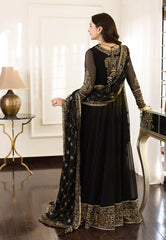 Asim Jofa Embroidered Luxury Chiffon 3 Piece Unstitched