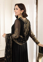 Asim Jofa Embroidered Luxury Chiffon 3 Piece Unstitched