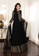 Asim Jofa Embroidered Luxury Chiffon 3 Piece Unstitched