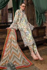 Maria.B  Embroidered Printed Lawn 3 Piece Unstitched