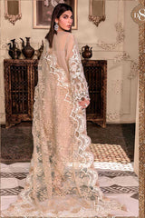 Maria B Embroidered & Hand Embellished Luxury Organza 3 Piece Unstitched / Stitched