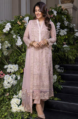 Azure luxury Chiffon Embroidered 3 Piece Unstitched